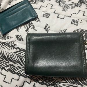 Vintage emerald green coach wallet